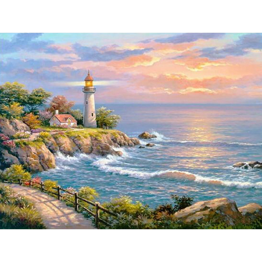 

Seaside Scenery Series - Round Drill Diamond Painting - 40*30CM, 501 Original