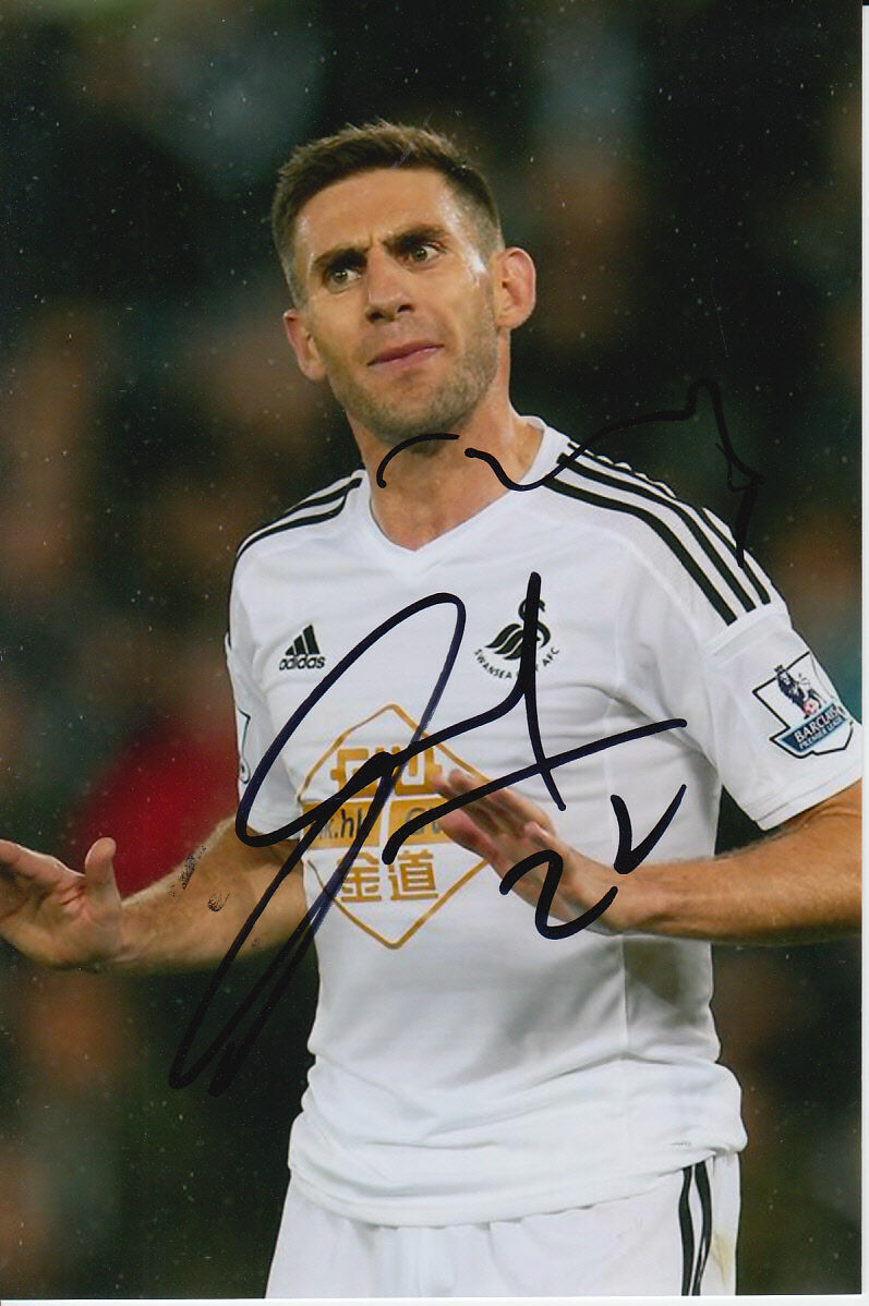 SWANSEA CITY HAND SIGNED ANGEL RANGEL 6X4 Photo Poster painting 4.