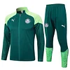 Joyfball 2024/2025 Palmeiras Long Zipped Jacket Dark Green Football Shirt 1:1 Thai Quality