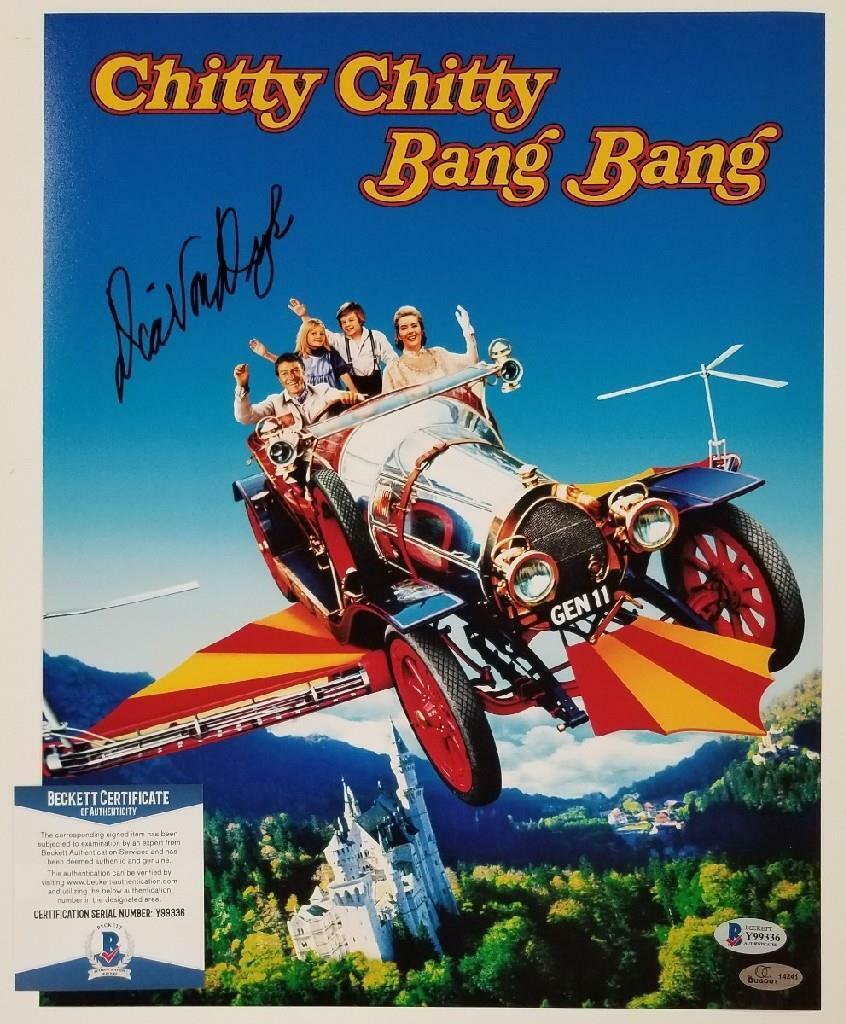 Dick Van Dyke signed Chitty Chitty Bang Bang 11x14 Movie Poster Photo Poster painting ~ BAS COA
