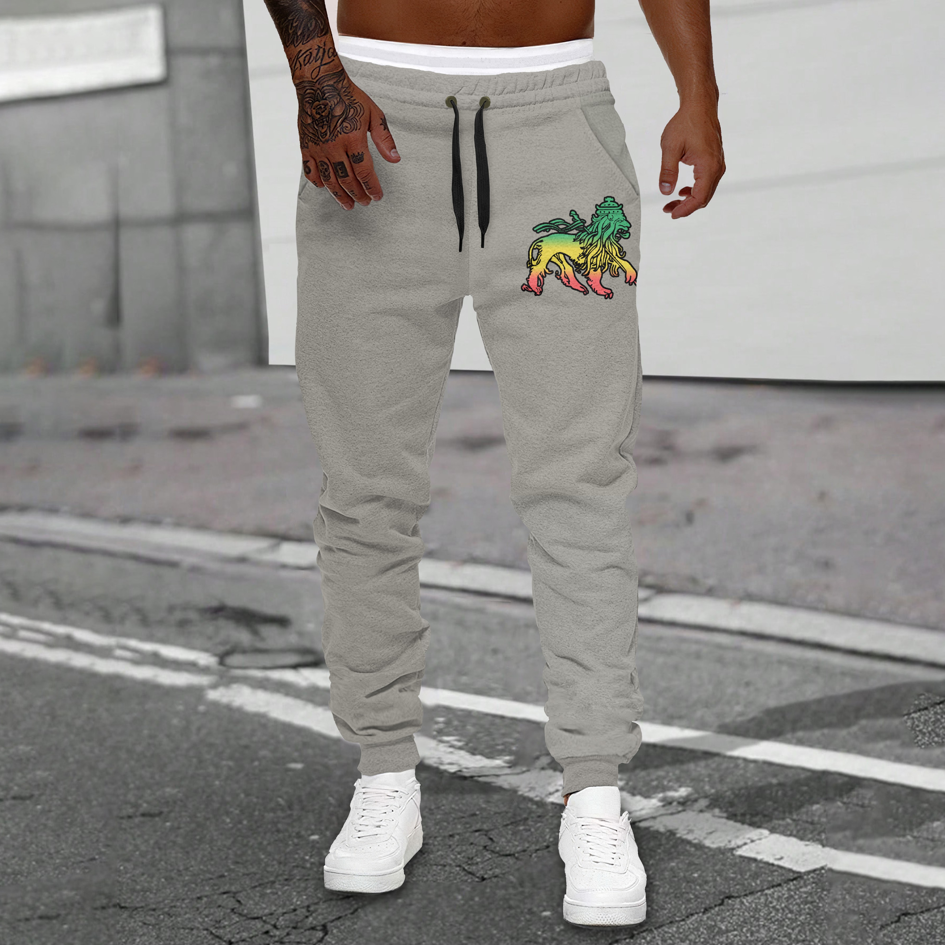 Reggae Gradient Lion Stylish Sweatpants wearshes