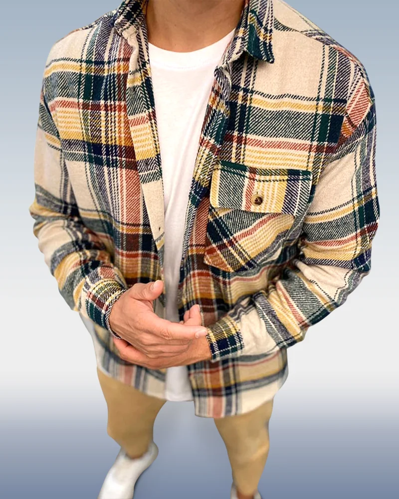 Men's new autumn shirt jacket 001
