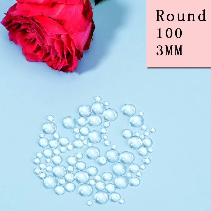 100/200/500pcs Simulation Dewdrop Waterdrop Card Making Accessories Metal Cutting Dies And Stamps Scrapbooking Embossing Decor