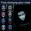 LED Luminous Mask DIY Editing Graffiti Cyberpunk Mask Helmet Electronic Screen Bluetooth Gesture Sensing Face Changing