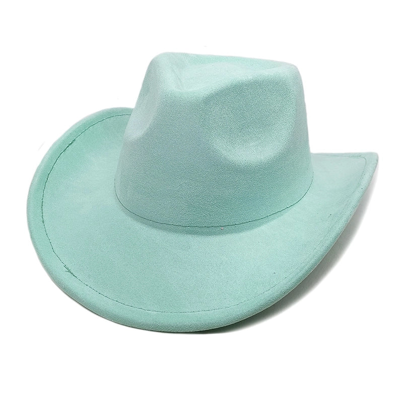 Women’s Classic Style Solid Color Flat Eaves Fedora Hat