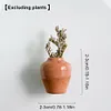 8pcs Cute Ceramic Vase Refrigerator Magnets Fridge Magnets Refrigerator Stickers