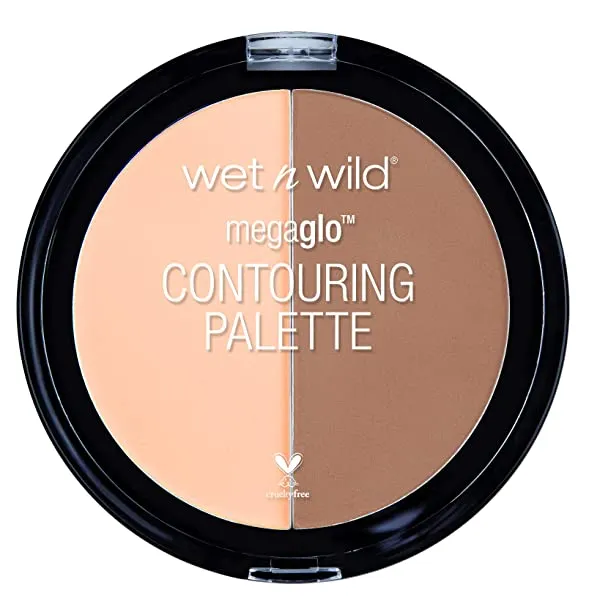 wet n wild MegaGlo Contour Palette, Dulce De Leche | Contouring Powder Face Kit | Flawlessly Sculpted Face Dulce De Leche 1 Count (Pack of 1)