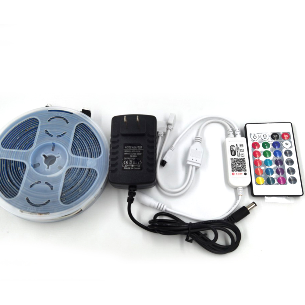 

LED Strip Light 3528 SMD Diode 10m Tape Ribbon with Bluetooth Controller, Black, 501 Original
