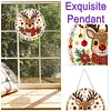 Christmas DIY Diamond Painting Acrylic Special Shape Pendant Hanging Kit