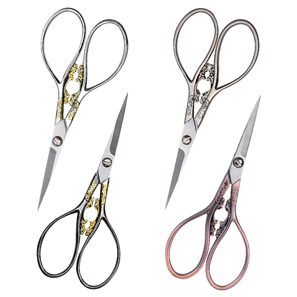 Crossstitch Scissors, 9cm Stainless Steel Embroidery Scissors Sewing Craft  Shear Crochet Scissors Small for Thread DIY Art Work Crafting Knitting