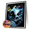 The King Triton - Full Round Diamond Painting-(Silhouette style)