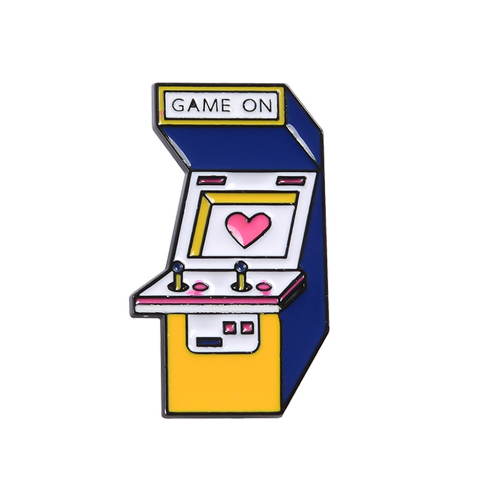

Creative Game Machine Brooch Badge Women Men Clothing Pin Ornaments Jewelry, 501 Original