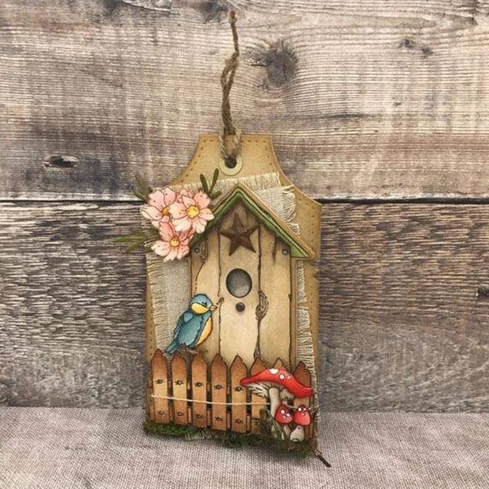 Craft metal cutting dies cut die mold Round hole label tag Scrapbook paper craft knife mould blade punch stencils dies