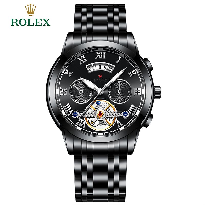Wielofunkcyjny wodoodporny zegarek mechaniczny Rolex