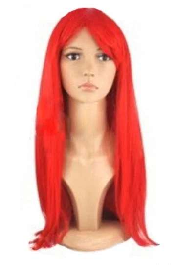 Red Cosplay Classic Womens Straight Hair Wig-elleschic