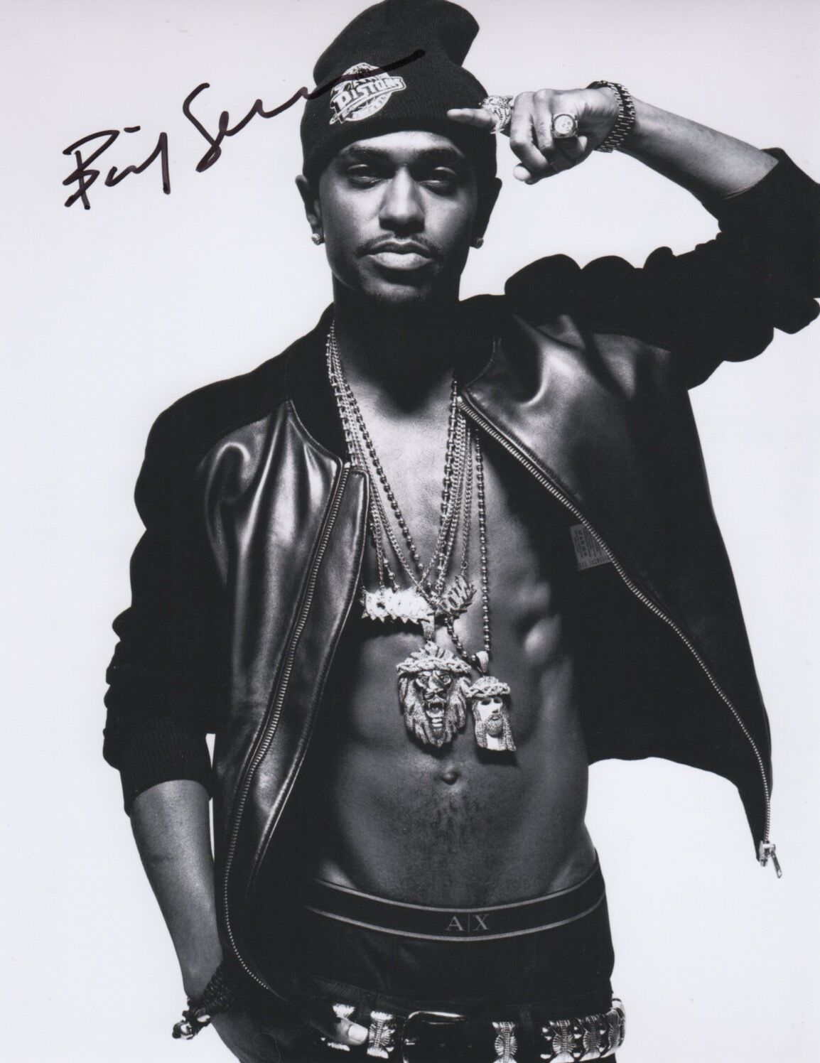 GFA Detroit Rapper * BIG SEAN * Signed 8x10 Photo Poster painting AD1 PROOF COA