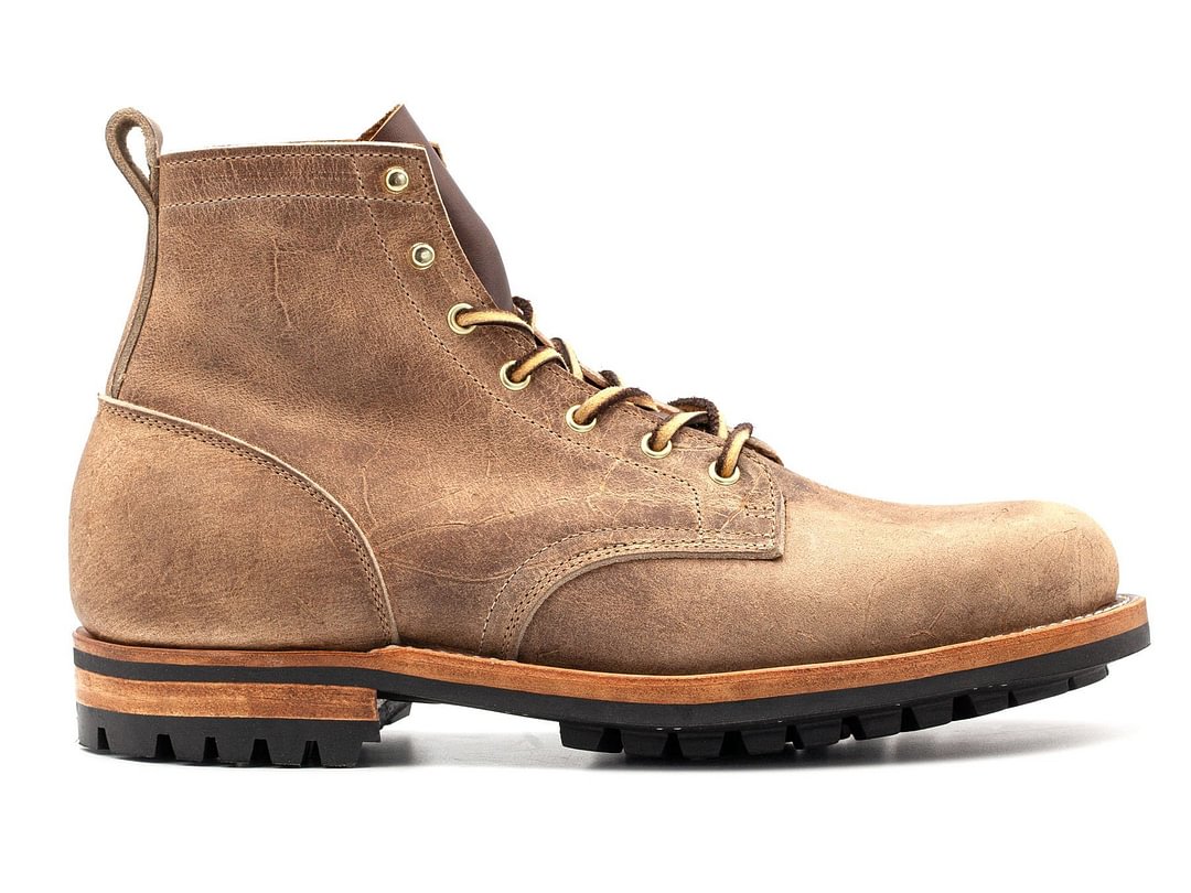 Cow Split Leather Men Boots Comfortable Boots Men Footwear Rubber Ankle Boots Men's Shoes | EGEMISS