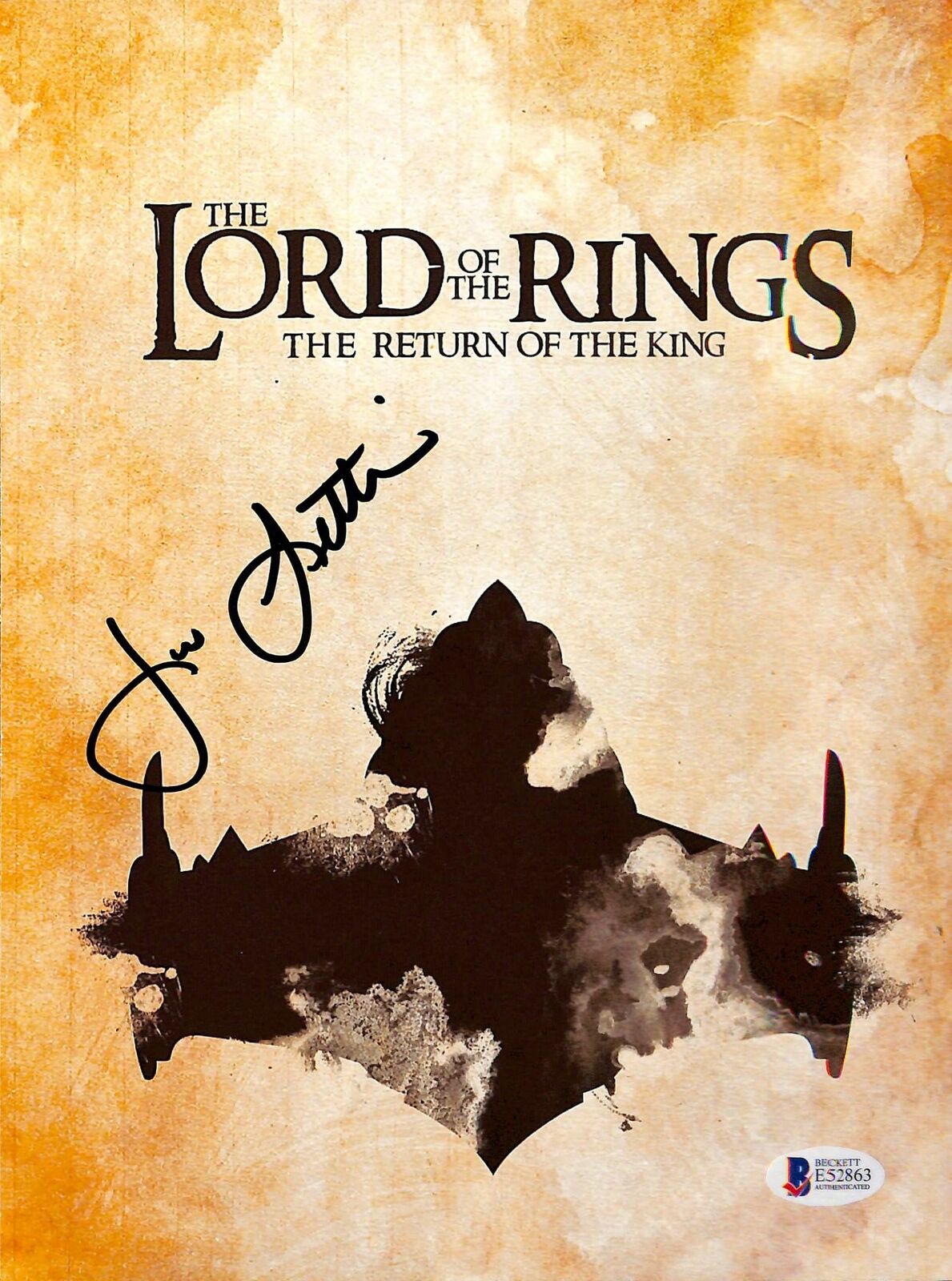 Joe Letteri Visual Effects The Lord of the Rings Signed 8x10 Photo Poster painting BAS #E52863