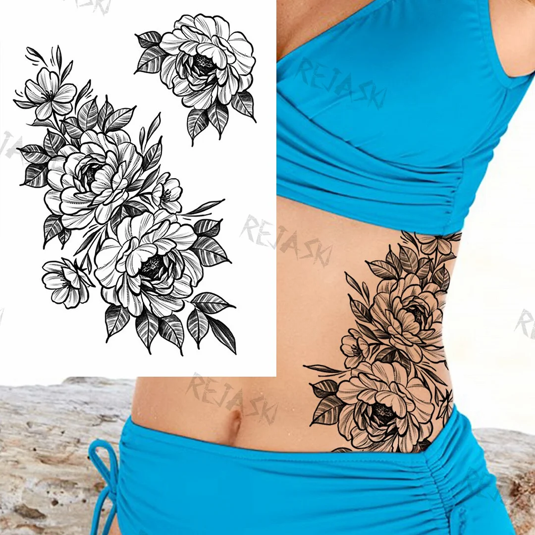 Sdrawing Tiger King Creative Temporary Tattoos For Men Adults Wolf Bowknot Owl Lion Forest Fake Tattoo Sticker Chest Arm Tatoos DIY