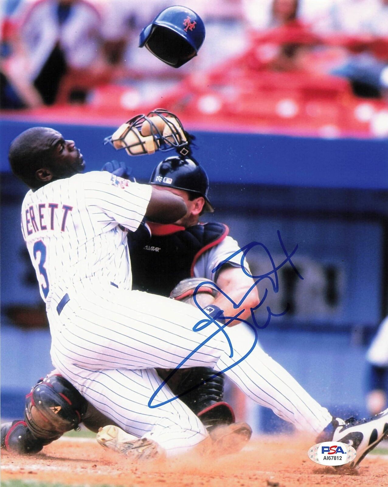 Carl Everett signed 8x10 Photo Poster painting PSA/DNA New York Mets Autographed