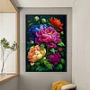 Peony - 11CT Stamped Cross Stitch 40*60cm/15.75*23.62in