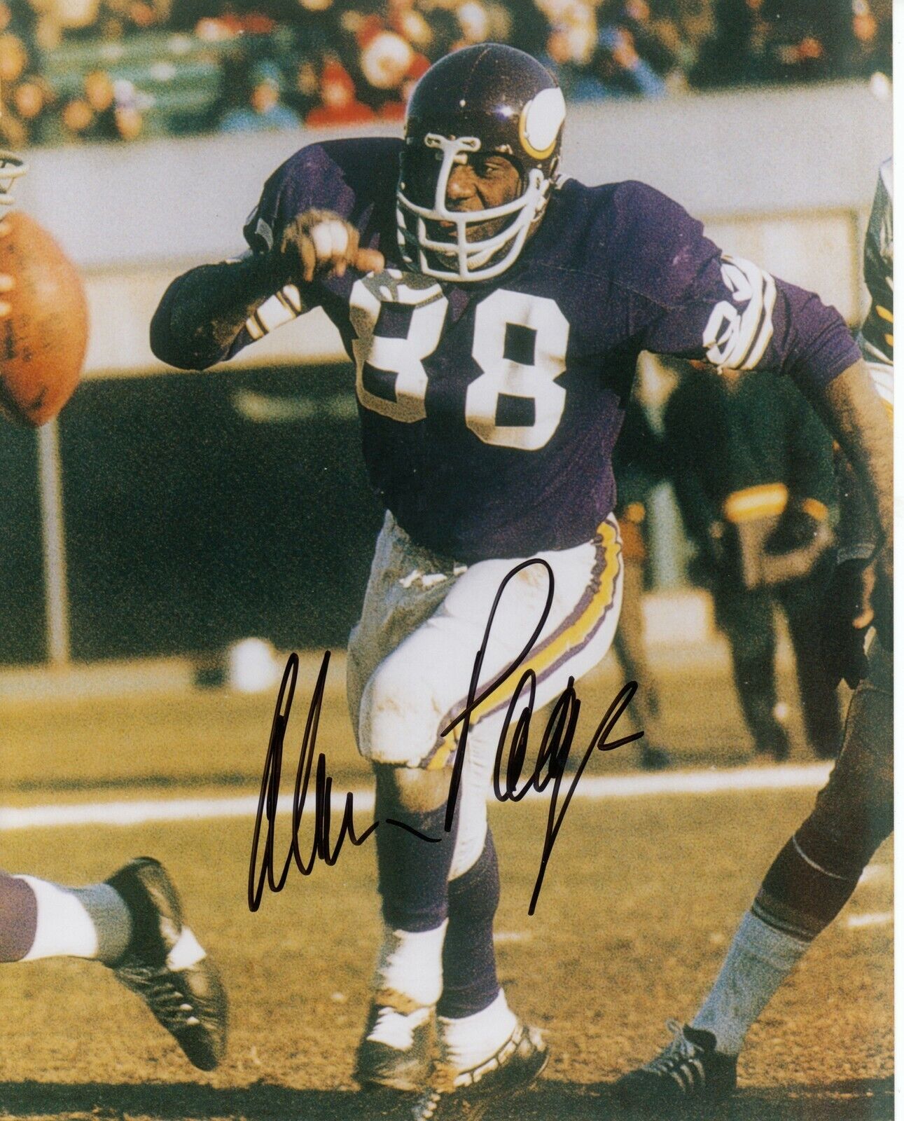 Alan Page #0 8x10 Signed Photo Poster painting w/ COA Minnesota Vikings