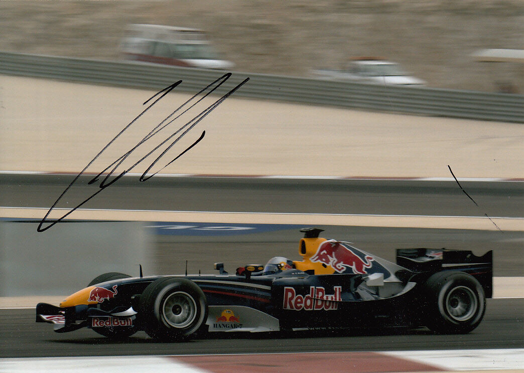 Christian Klien Hand Signed Red Bull Racing F1 7x5 Photo Poster painting 8.