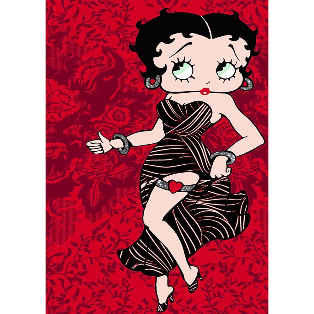 Full Round Diamond Painting Modern Betty Boop