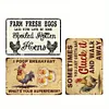 3PCS poulailler - Ensemble de panneaux en m&eacute;tal(20*30cm/30*40cm)