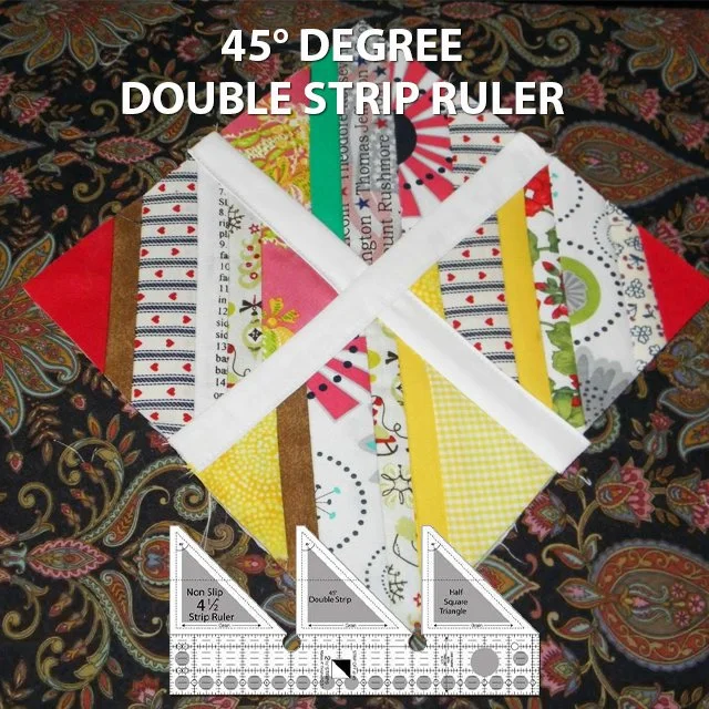 45° Degree Double Strip Ruler