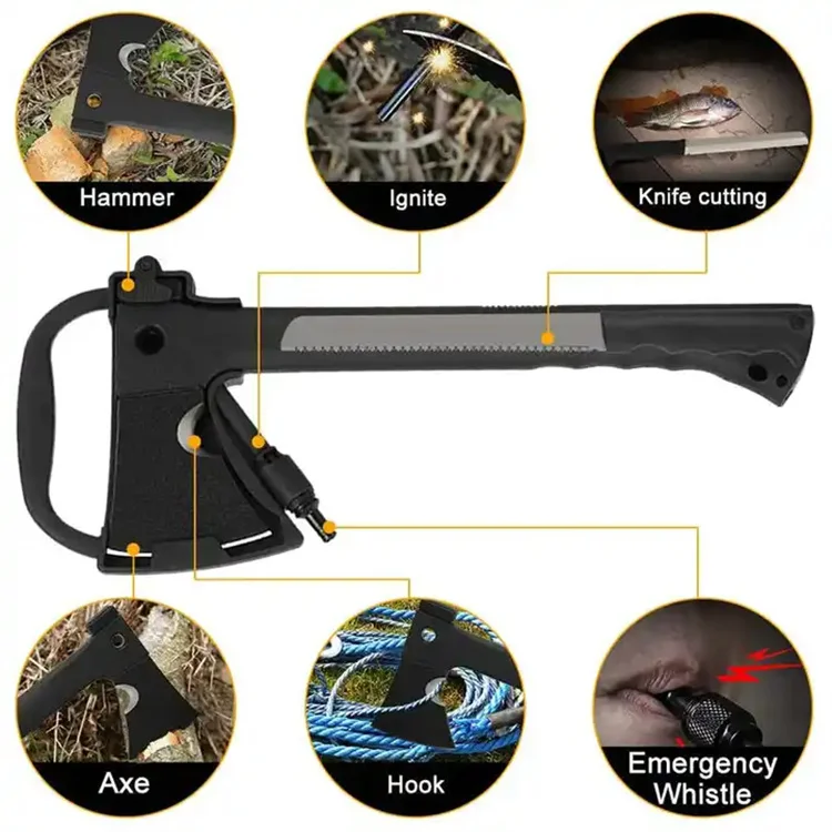 Portable axe Outdoor Chopping Wood Multifunctional Survival Ax