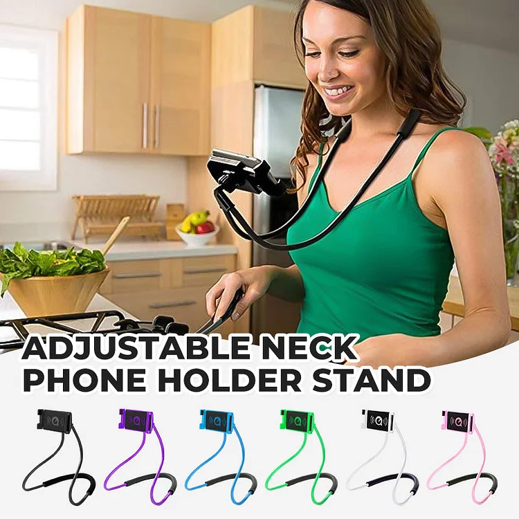 🔥Special offer with 50% discount! Adjustable Neck Phone Holder
