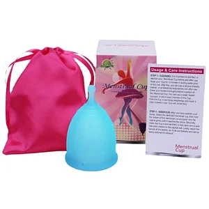 Female Silicone Menstrual Cup Substitute Sanitary Napkin For Personal Care