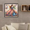 Butterfly fairy-full round diamond painting-40*40cm