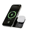 Magsafe 3 in 1 Magnetic Wireless Charger Fast Charging Foldable Compact Portable Mobile Power Bank