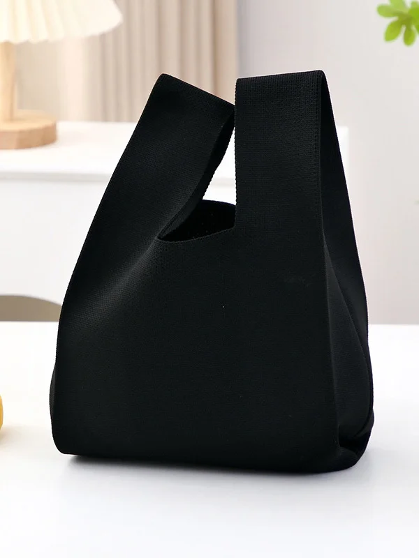 Solid Color Geometric Handbags