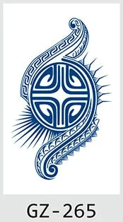 Temporary Waterproof Tattoos Stickers Navigator Compass Totem Flower Juice Ink Men Women Girl Chest Arm Fake Tatoo Drop Shipping