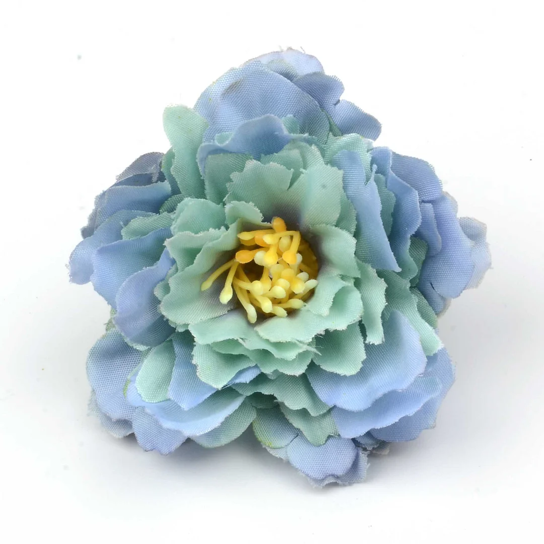 10pcs/lot 6cm Artificial Silk Carnation Flower Heads Wedding Home Decoration DIY Bride Holding flowers Accessories Fake Flowers