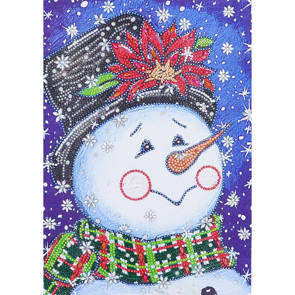 Full Round Diamond Painting Snowman (40*30cm)
