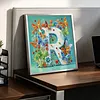 Butterfly Flower R 5D Partial Drill DIY Diamond Painting Kit 30*30cm