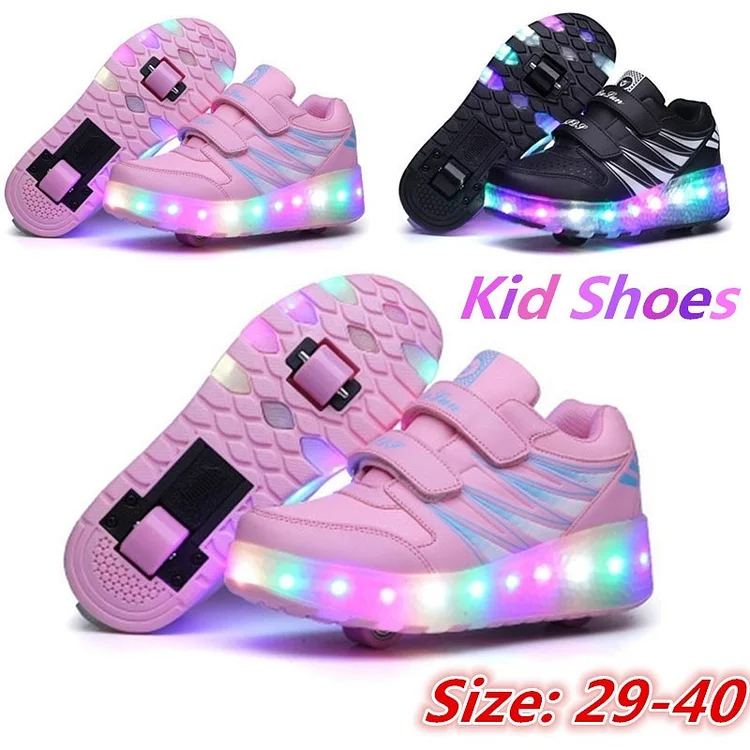 Family Smiles LED Light Up Sneakers Kids High Top Boys Girls Unisex Lace Up  Shoes Gold Toddler US 10.5 / EU 27.5 - Walmart.com