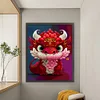 Dragon-11CT Stamped Cross Stitch Silk Thread 52*65cm/20.47*25.59in(Big Size)
