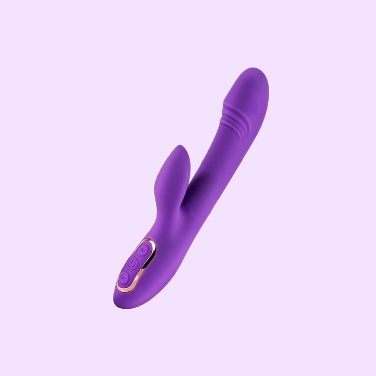 Reyna Vibrator - Dual Shock Sensation, 10-Frequency G-Spot & Clitoral Stimulator, Waterproof Rechargeable Silicone Massager for Women