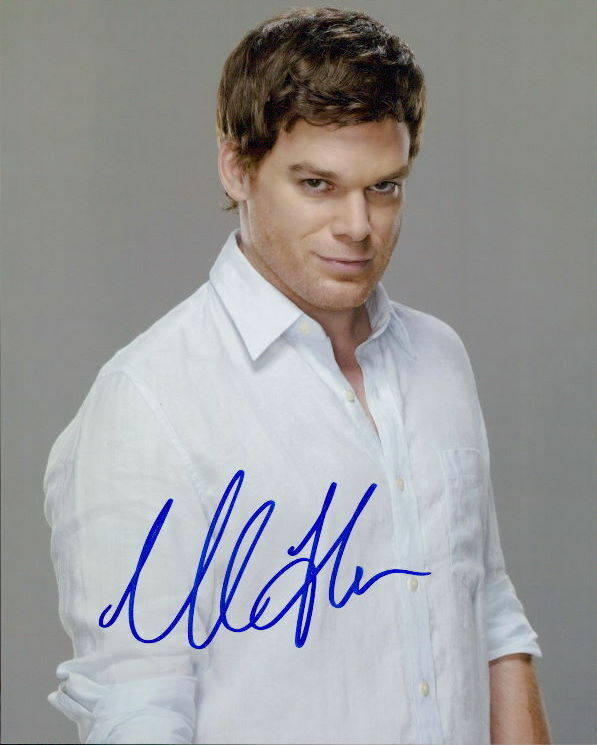 Michael C. Hall (Dexter) signed authentic 8x10 Photo Poster painting COA