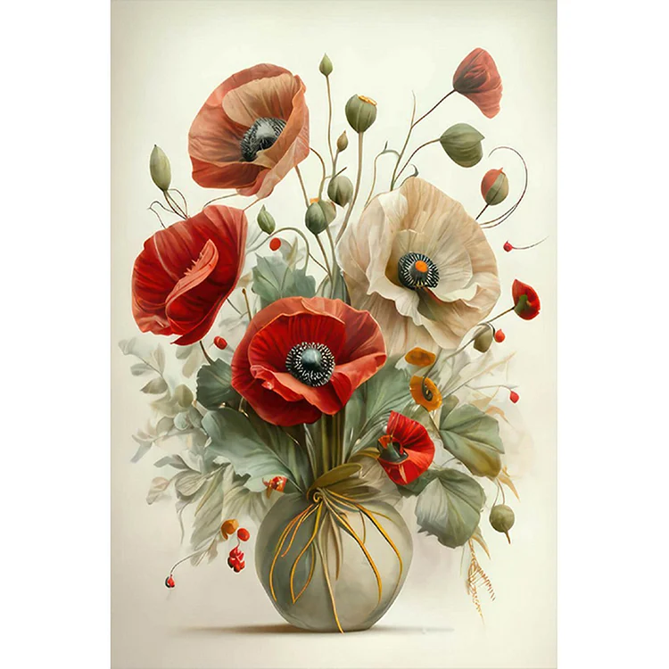 Opium Poppy - Painting By Numbers - 40*60CM gbfke