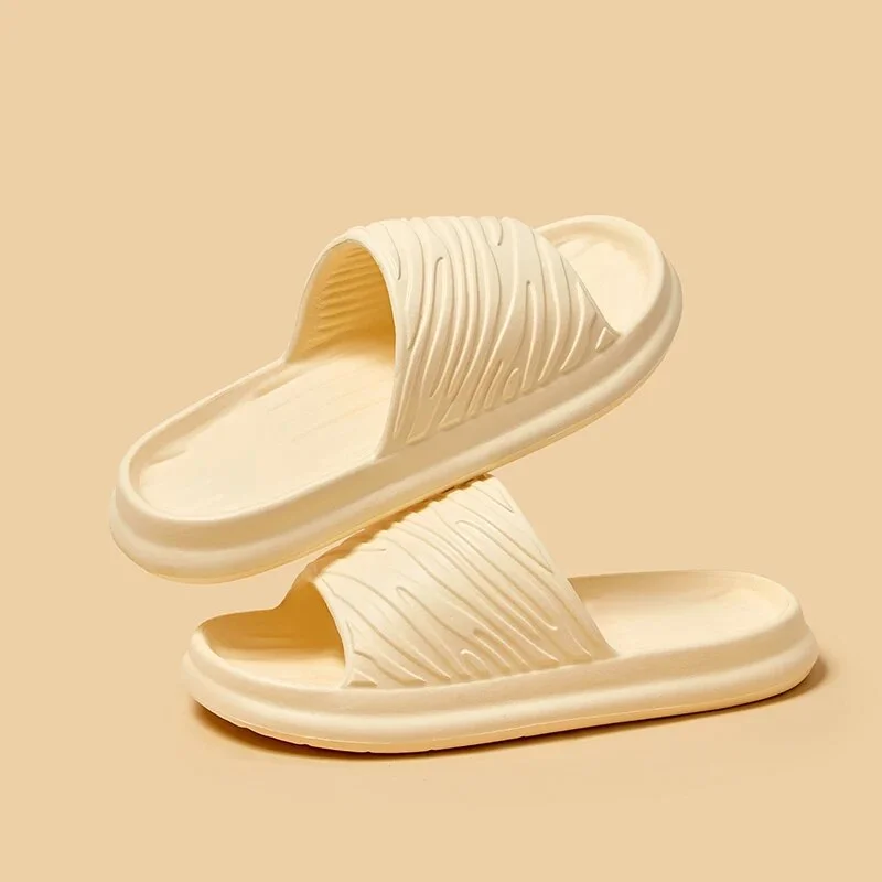 Yyvonne 2024 Summer Soft Cloud Slippers Women Lightweight Anti Slip Flat Slides Woman Comfortable Eva Platform Sandals Female