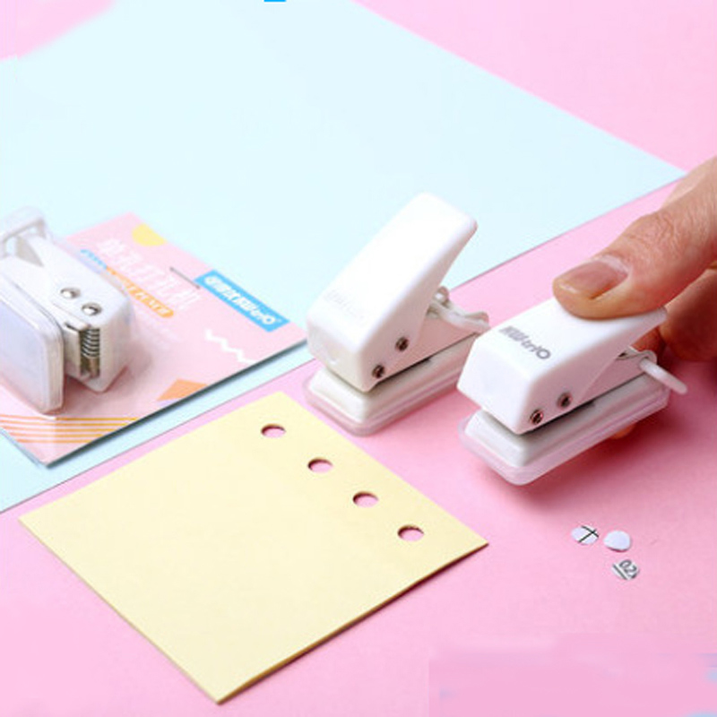 Fromthenon 4mm Small Aperture Hole Punch Loose-leaf Manual Scrapbooking Tools Paper Puncher A5 A6 A7 Planner Paper Punch School