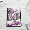 Special Shaped Lavender Flower Diamond Painting Journal Notebook Kit