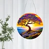 Arbre - Pendentif double face en diamant