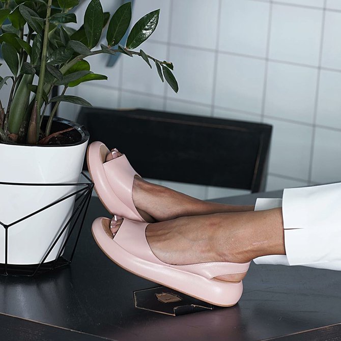 Women's Fashion Footbed Peep Toe Slip On Sandals CS43- Fabulory